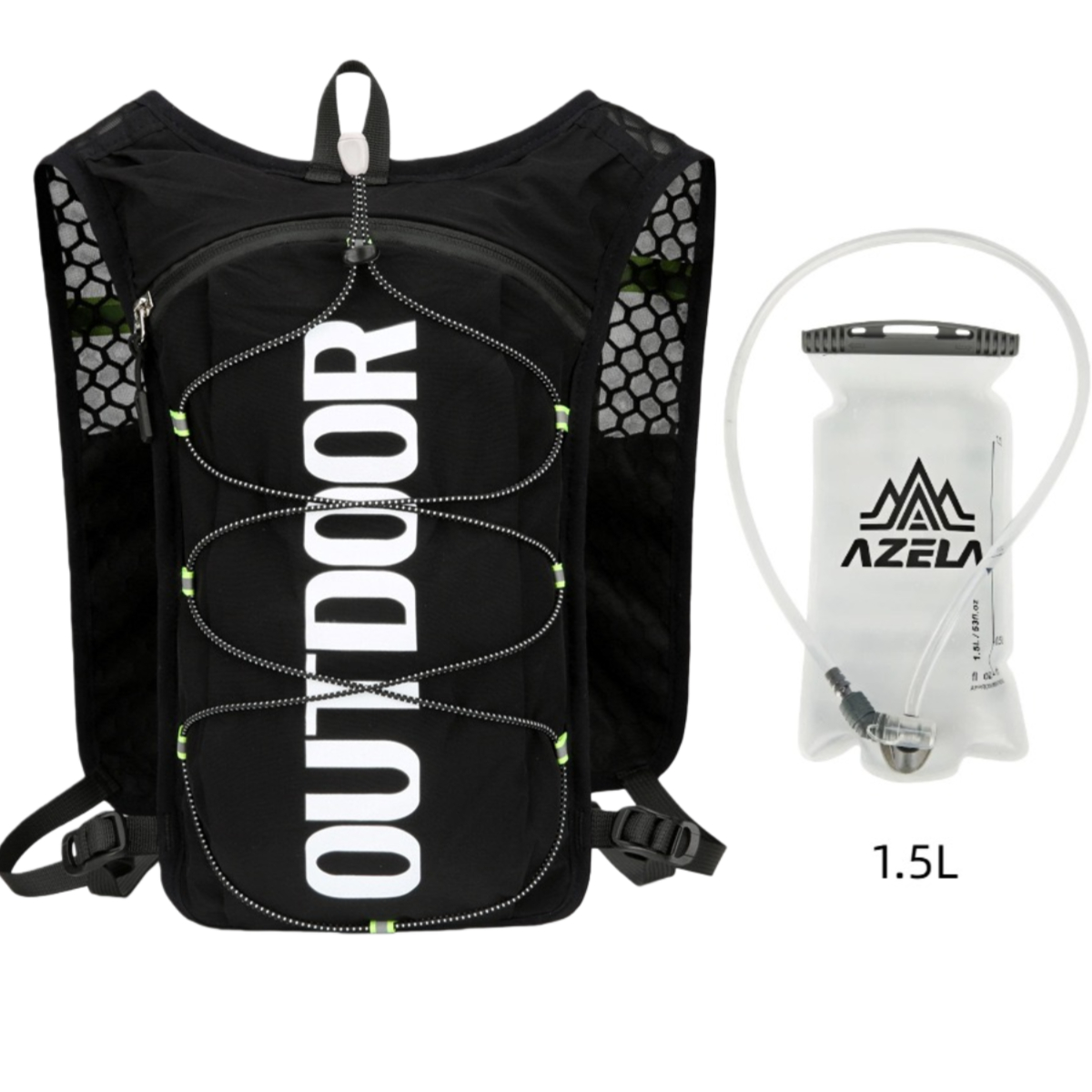 Cycling Commute Backpack - 1PCS Running Hydration Vest Backpack,Lightweight Water