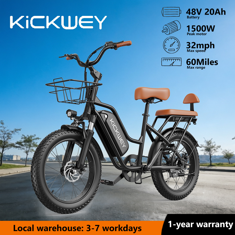 Commuting With Bike - Kickwey LD20 Electric Bike for Adults