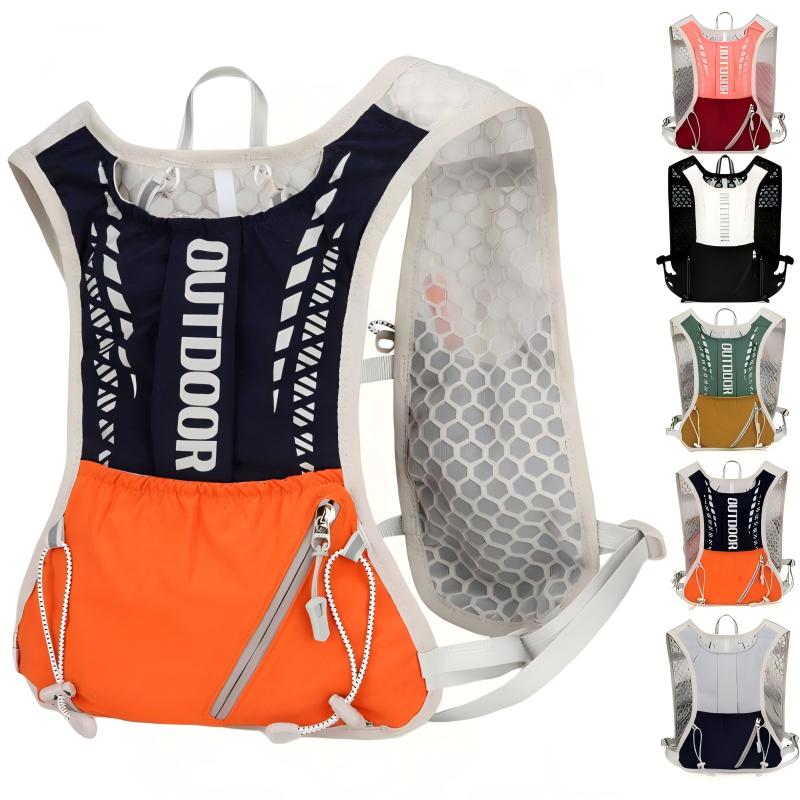 Cycling Commute Backpack - Reflective Running Hydration Vest,Ultralight Backpack for