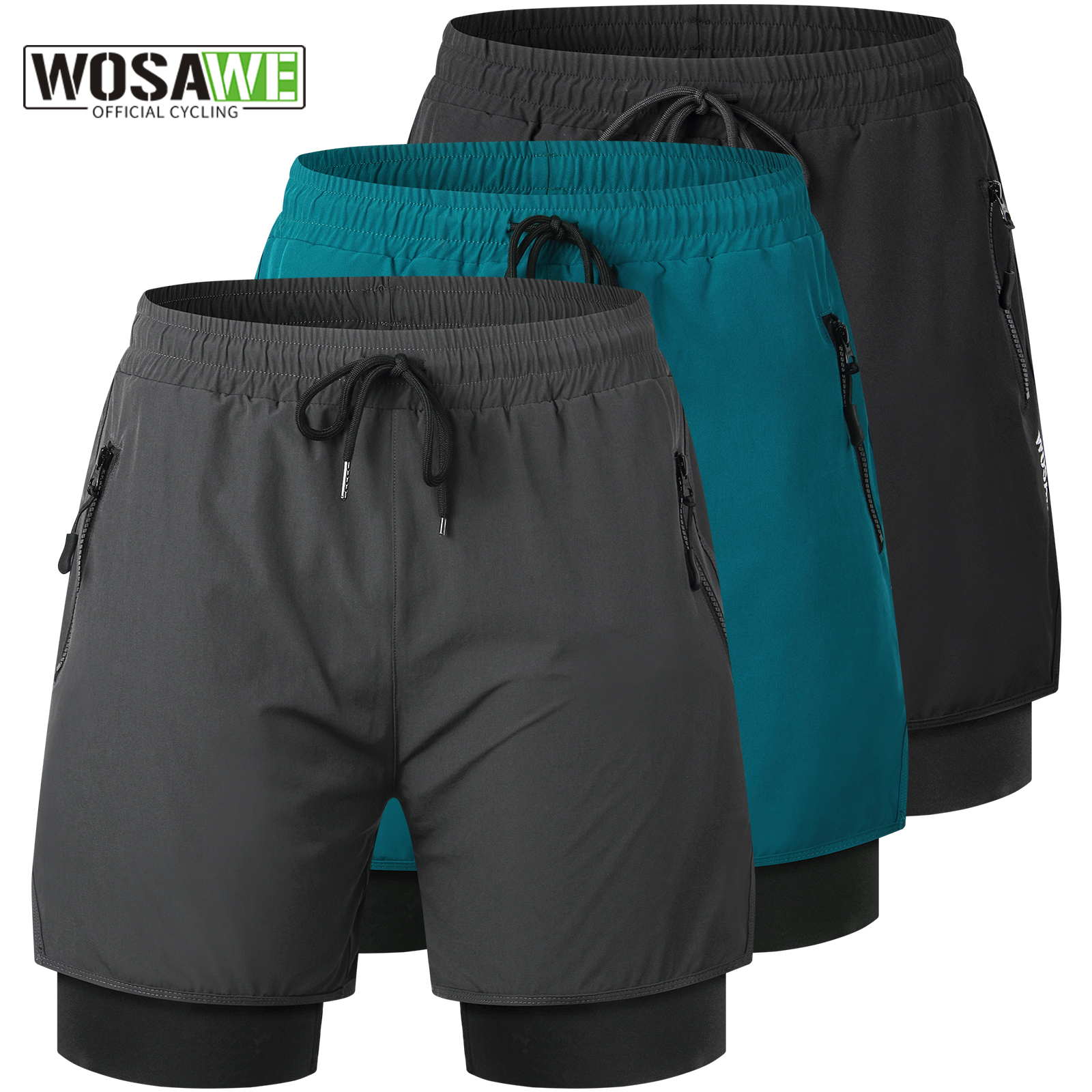 Cycling Commuter Trousers - WOSAWE Bicycle Shorts Spring Summer Motocross