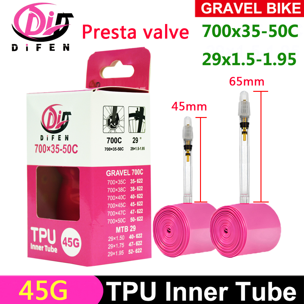 45G DiFen TPU Gravel Bicycle I - Inner Tube 700C review and price