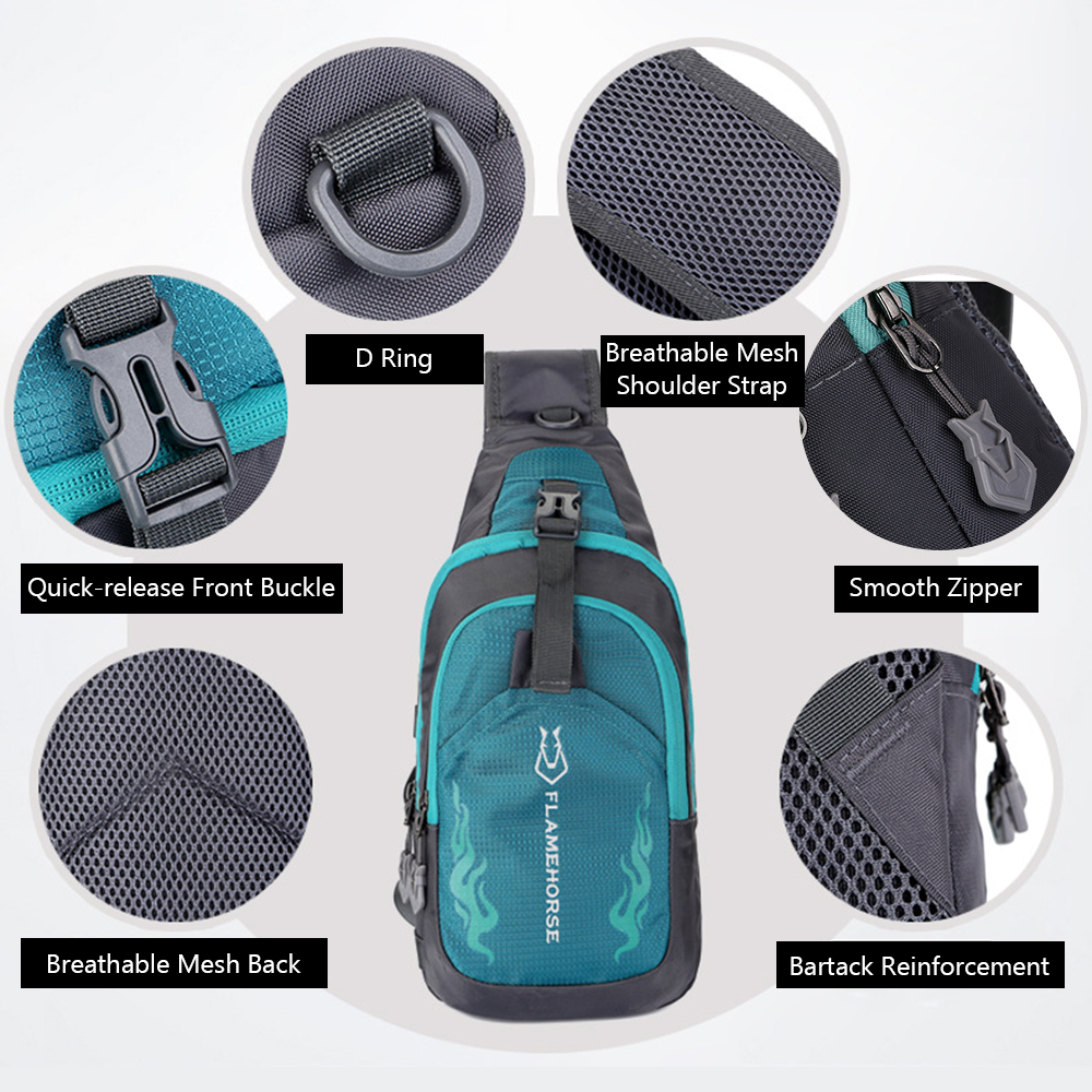 Men Sling Backpack Chest Cross - Cycling Commuter Backpack Waterproof review and price