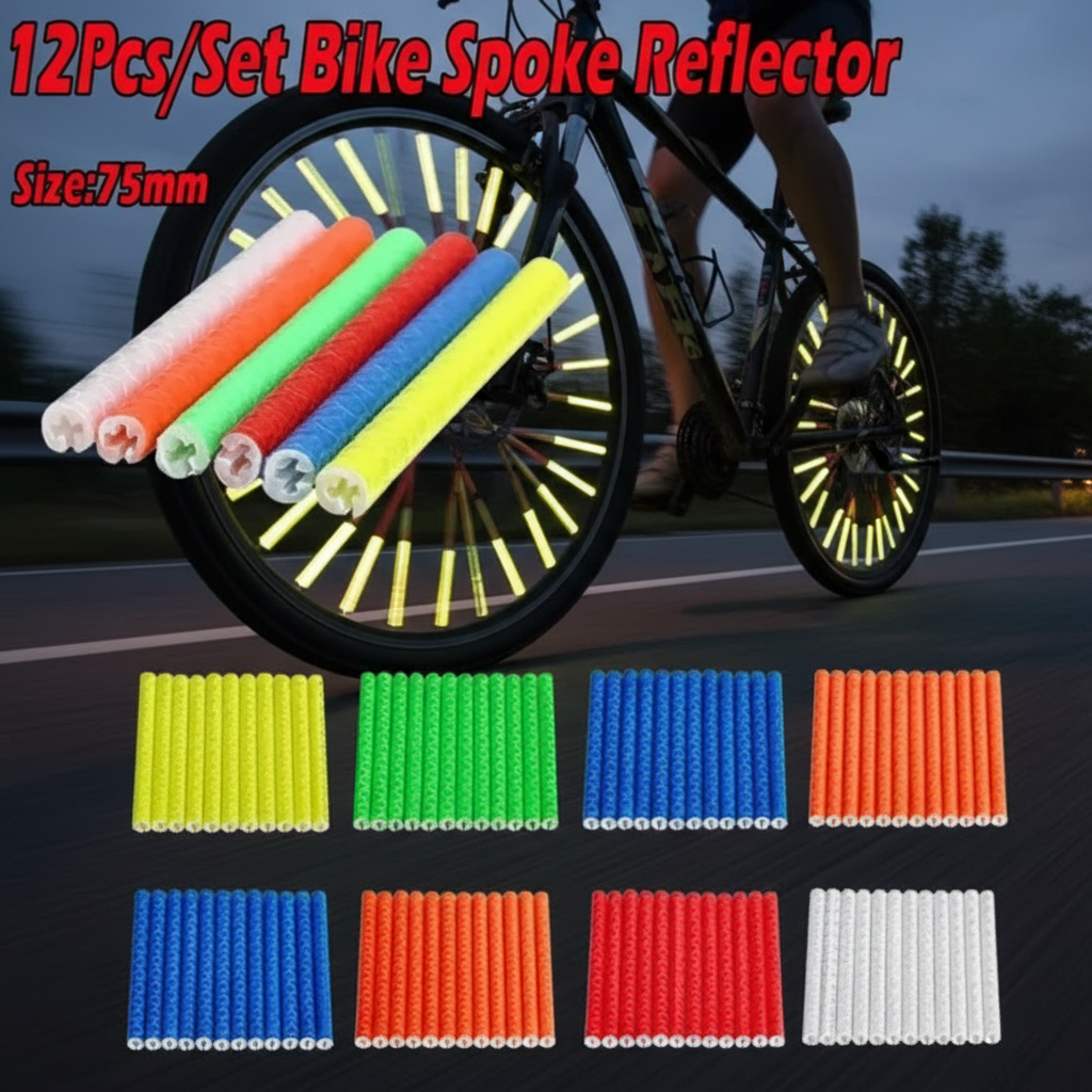 Bike Spoke Reflector Clips 12- - Spoke Reflector Set review and price