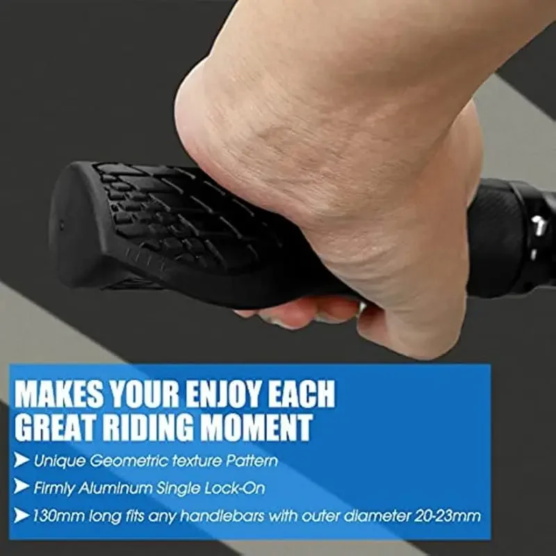 Alloy and Rubber Bike Grips -  - Commuting On Mountain Bike review and price