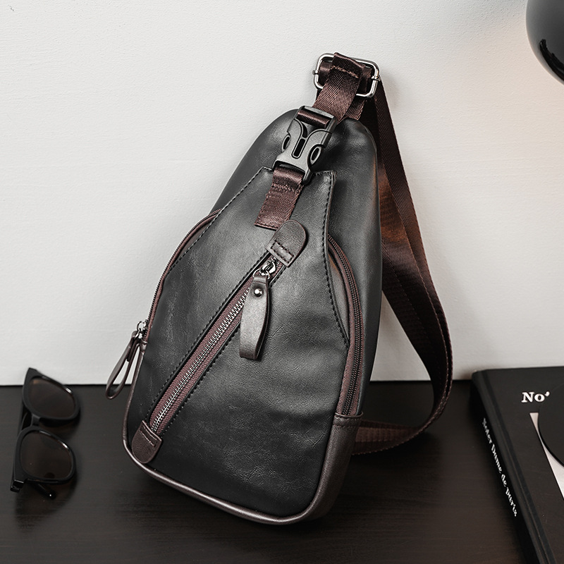 PU leather multi-pocket men's  - Cycling Commuter review and price