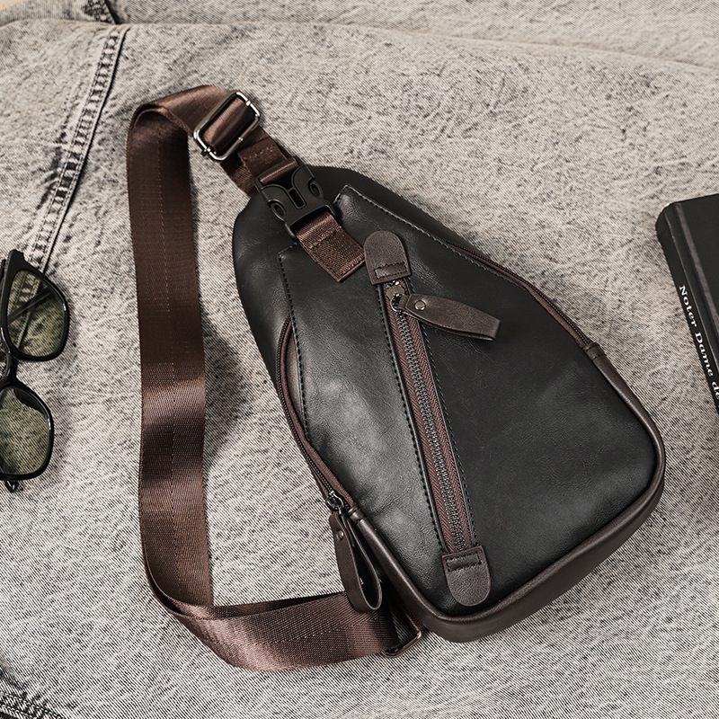 PU leather multi-pocket men's  - Cycling Commuter review and price