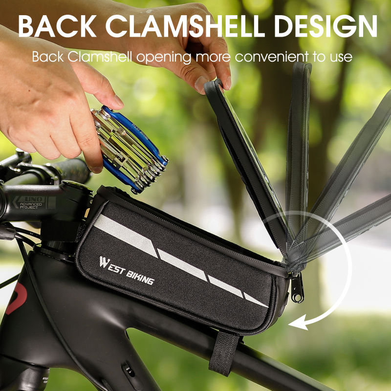 WEST BIKING Bicycle Top Tube B - Cycling Commuter Backpack Waterproof review and price