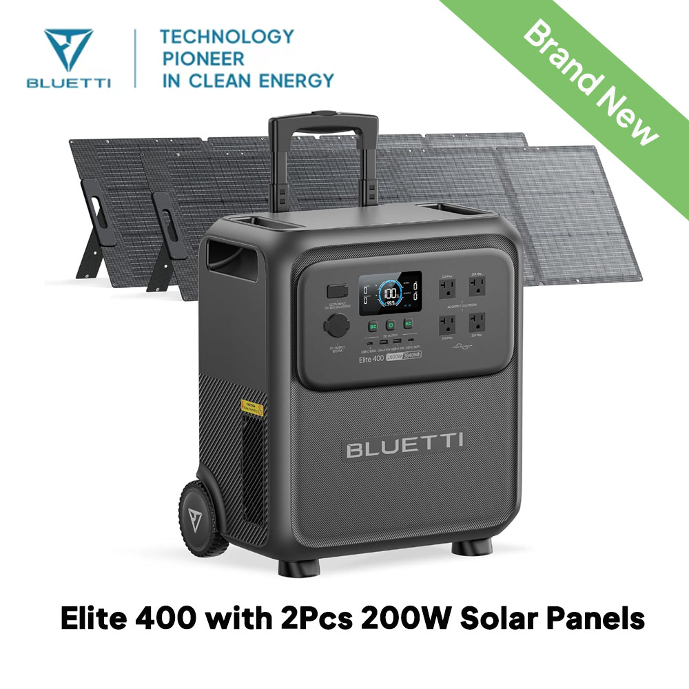 BLUETTI Elite 400 3840Wh Solar - Usb Charger Dynamo review and price