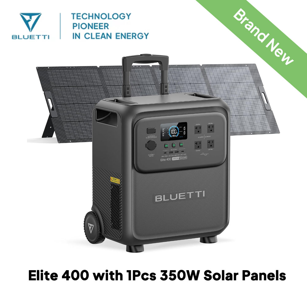 BLUETTI Elite 400 3840Wh Solar - Usb Charger Dynamo review and price