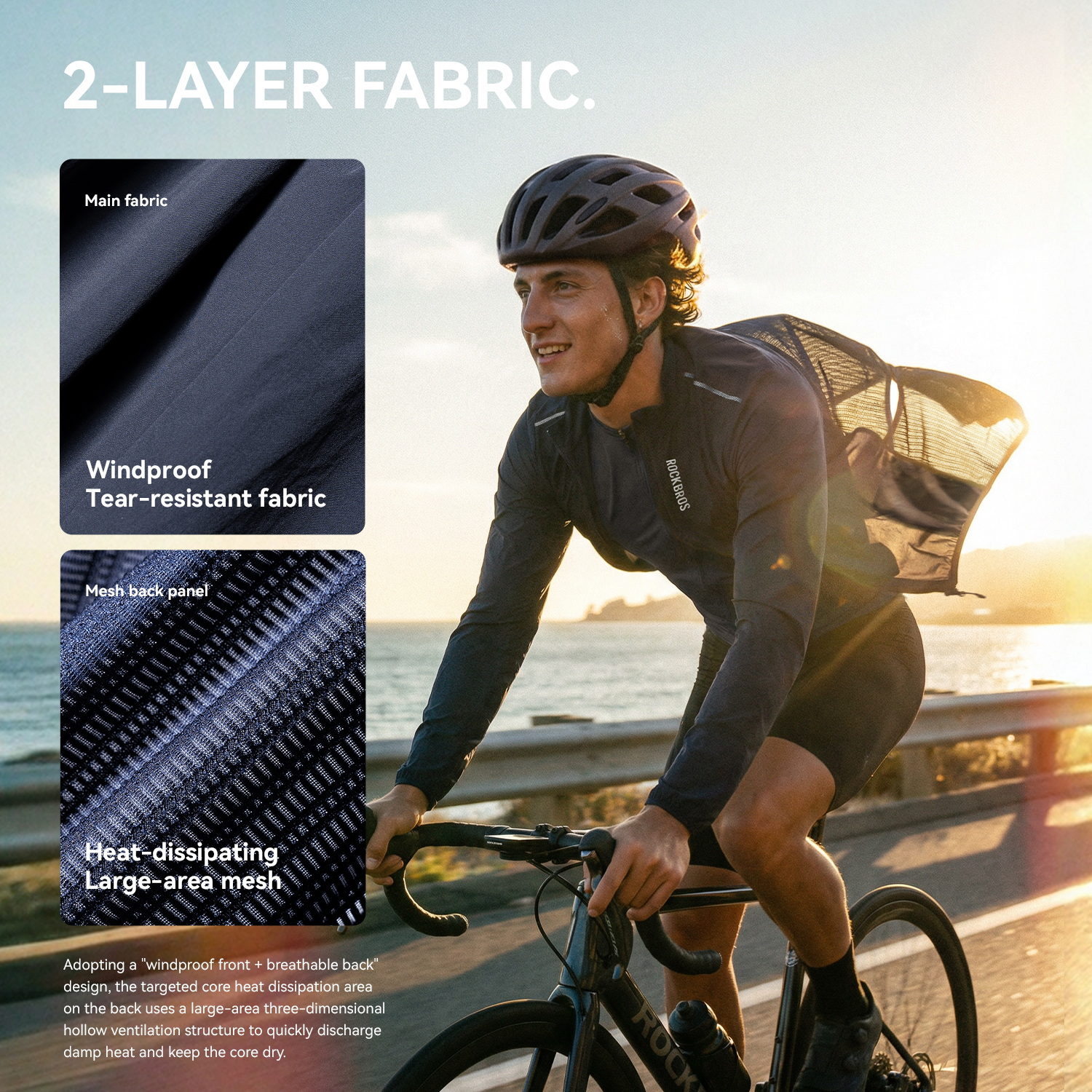 ROCKBROS Cycling Jacket Lightw - Cycling Commute Jacket review and price