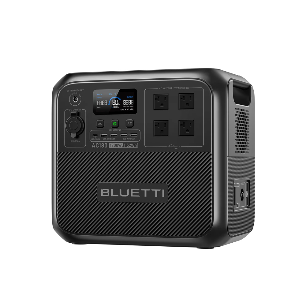 【RENEW】BLUETTI AC180 Solar Por - Usb Charger Dynamo review and price