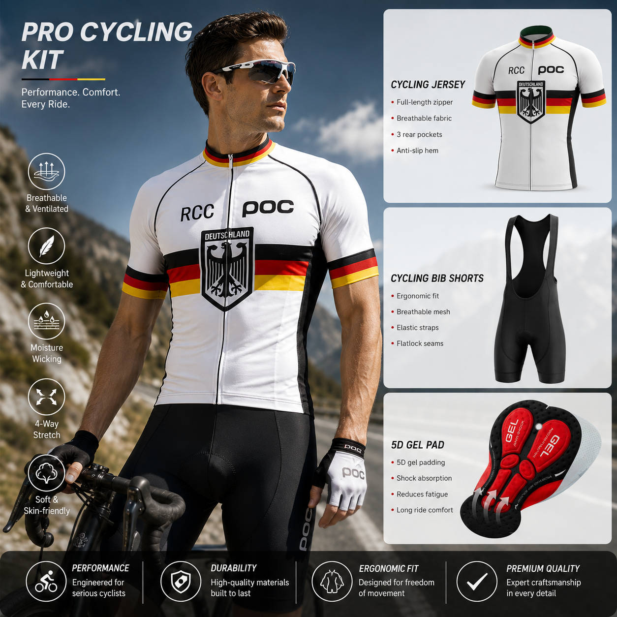 RCC POC 2026 Short Sleeve Men  - Cycling Commuter Trousers review and price
