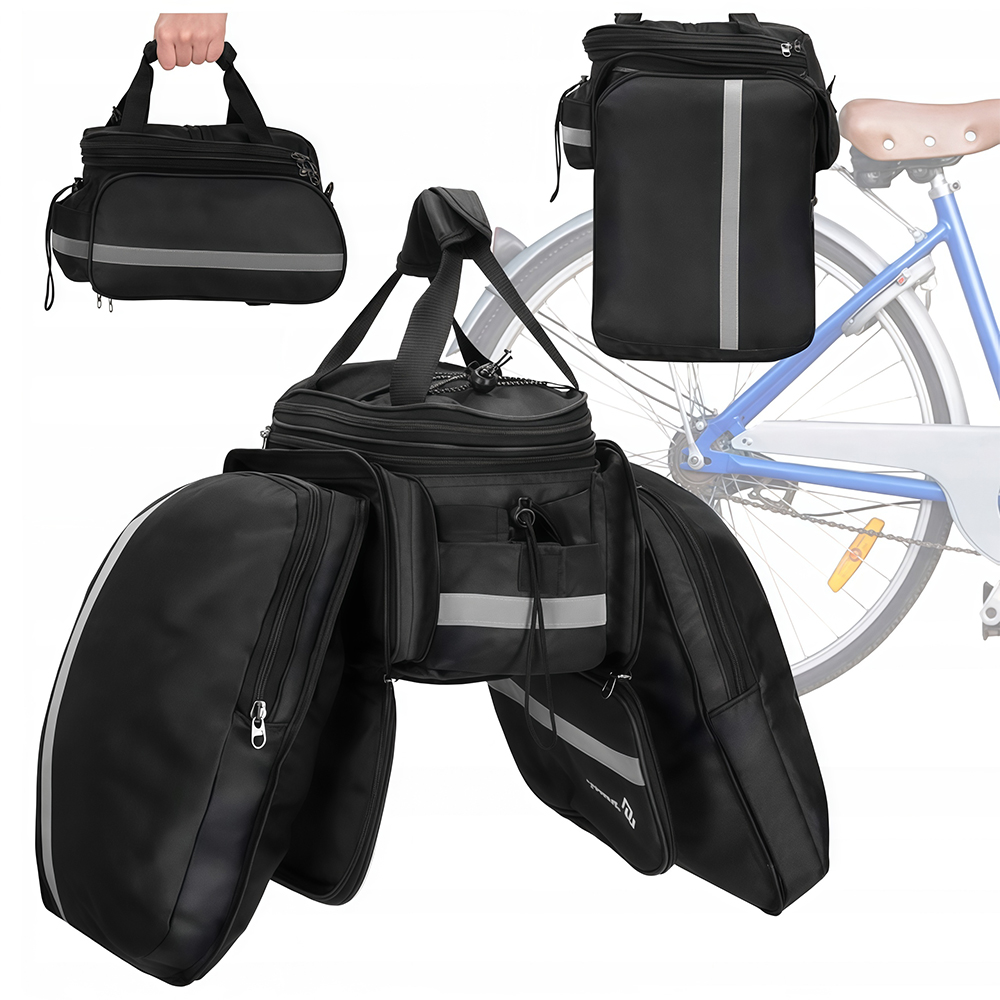 Bike Rear Rack Bag Bicycle Tru - Cycling Commute Rain review and price