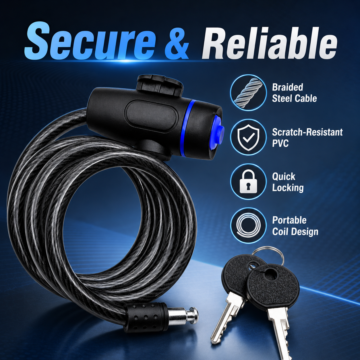 PINMOAP 1PC Universal Bike Loc - Commuter Bike Lock review and price