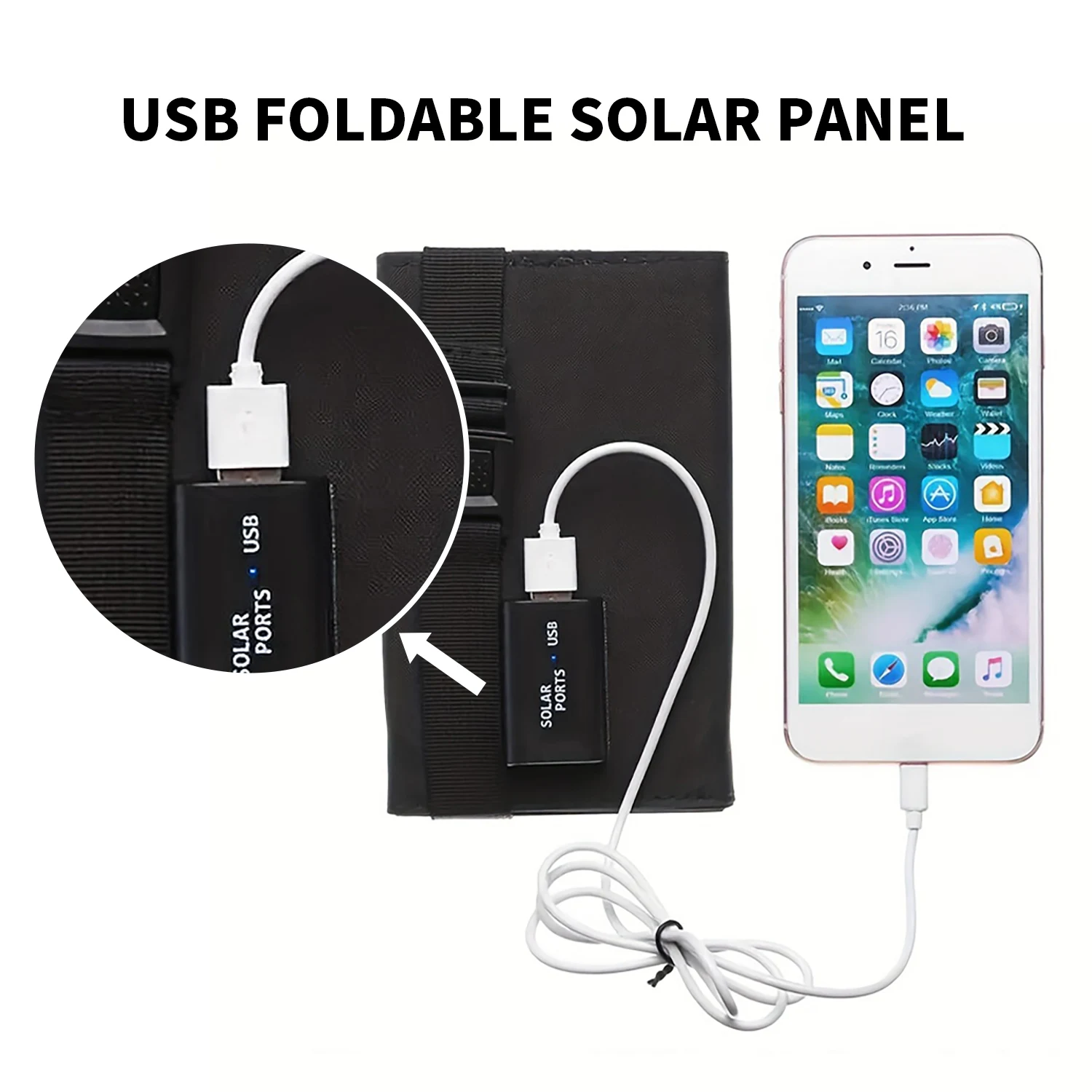 Foldable solar panel 20W 50W 6 - Usb Charger Dynamo review and price