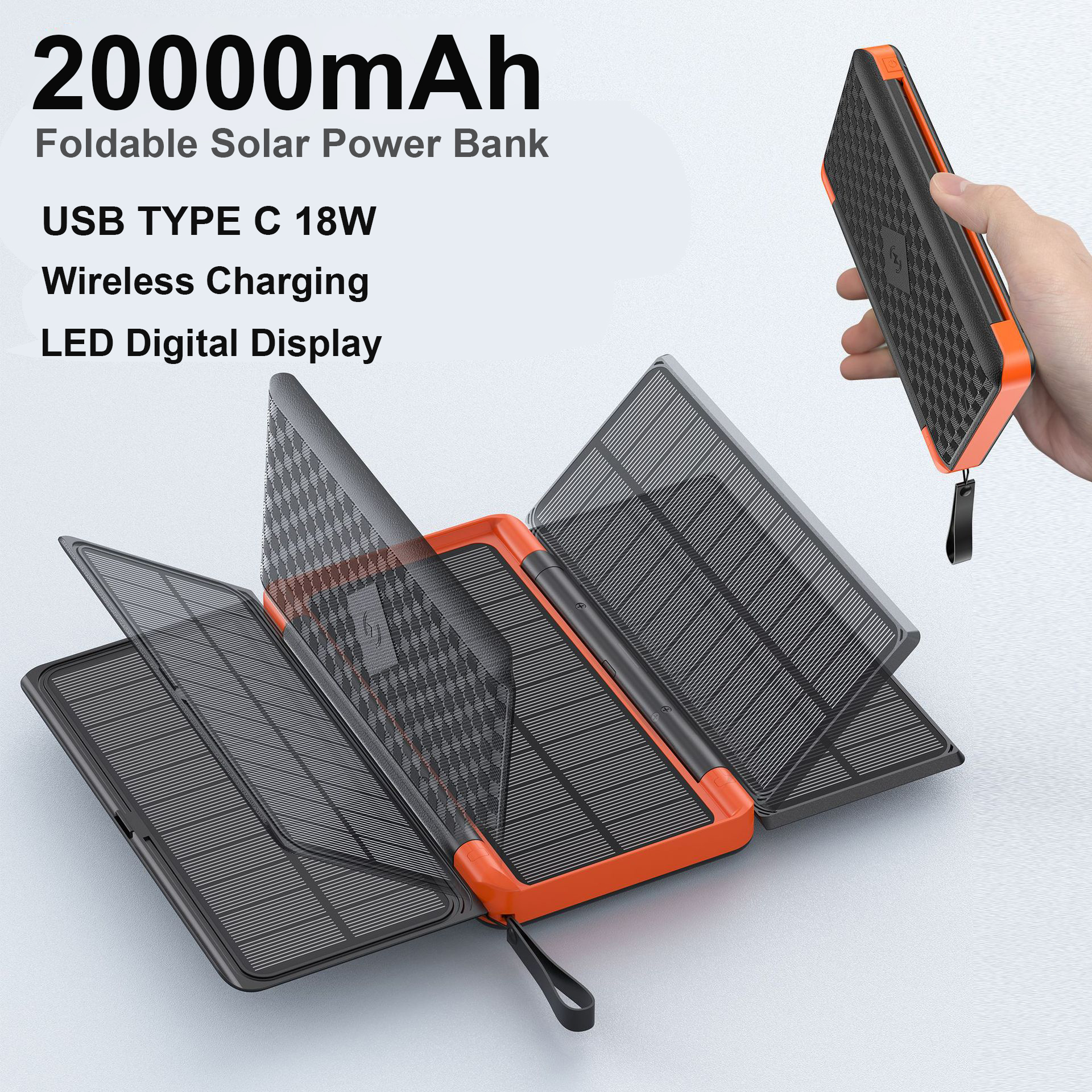 20000mAh outdoor  Solar Power  - Usb Charger Dynamo review and price