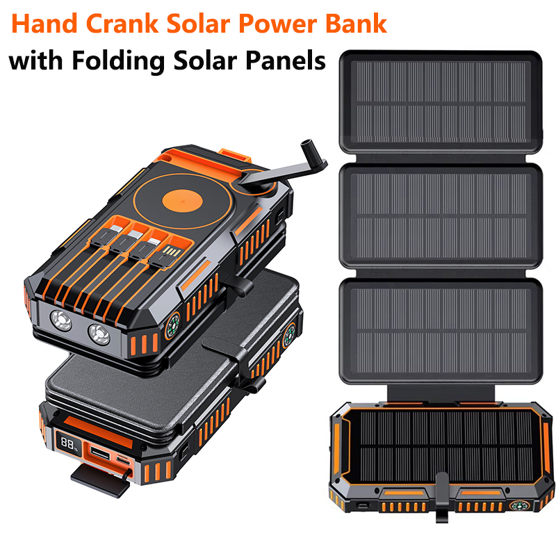20000mAh Hand Crank Solar Powe - Usb Charger Dynamo review and price