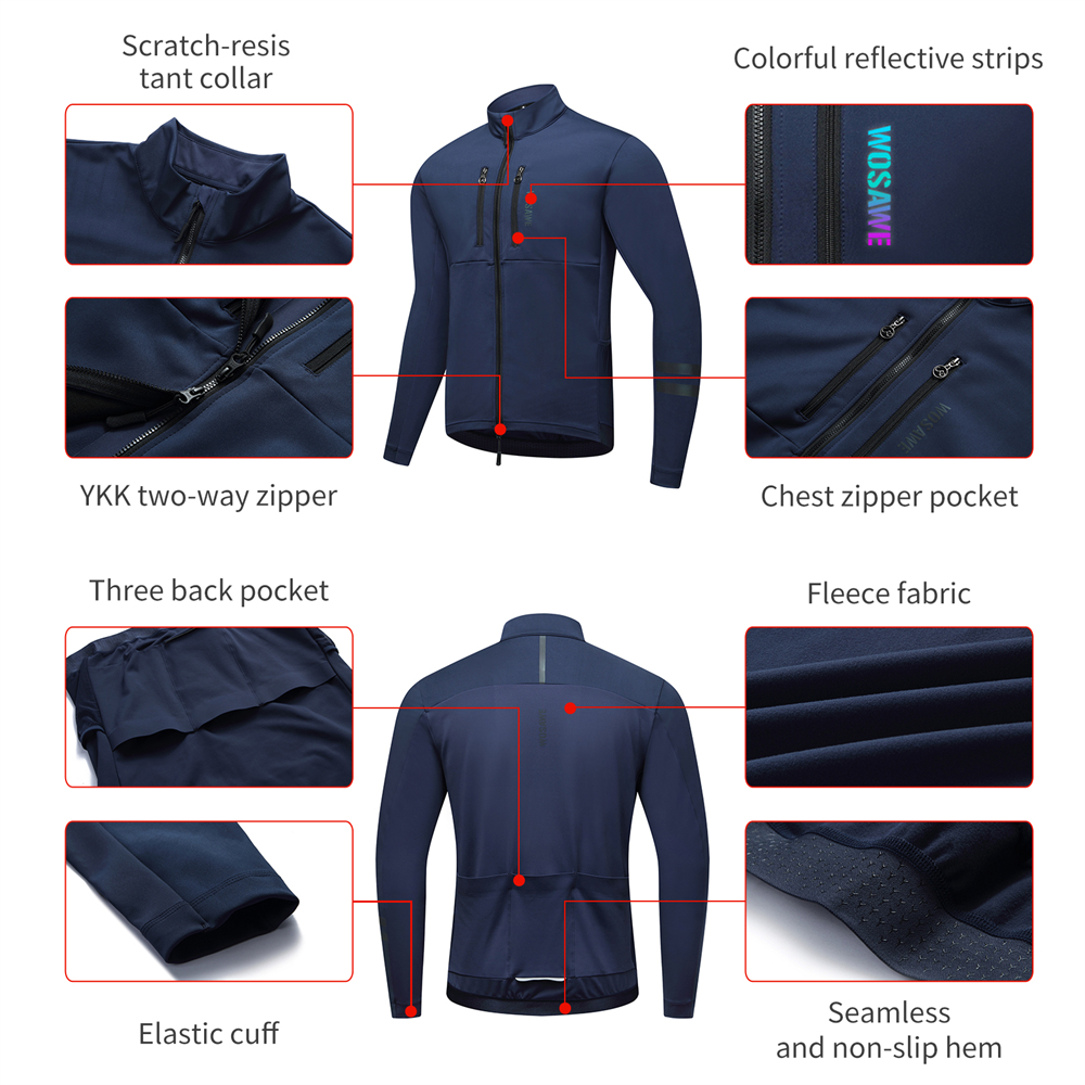 WOSAWE Cycling Jacket Winter T - Cycling Commuter Jacket review and price