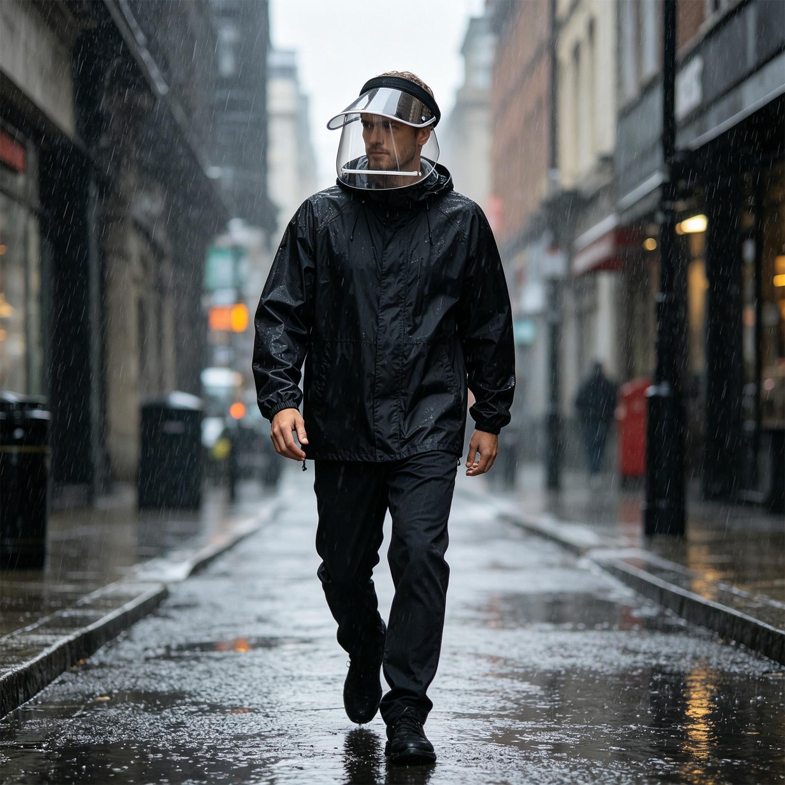 Rainproof Face Shield Clear Wi - Cycling Commute Rain review and price