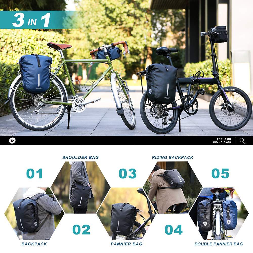 Rhinowalk Waterproof Bike Pann - Cycling Commute Backpack review and price