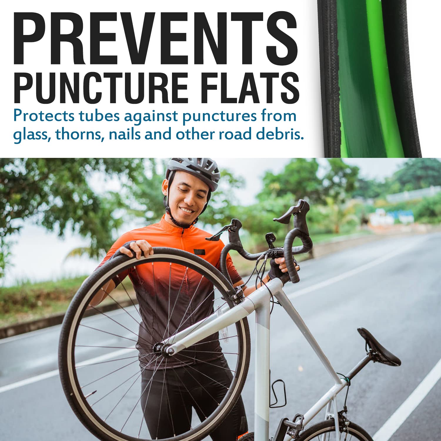 Bike Tire Liner-Help Prevent F - Inner Tube 700C review and price