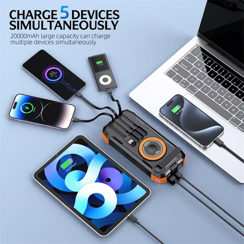 20000mAh Hand Crank Solar Powe - Usb Charger Dynamo review and price
