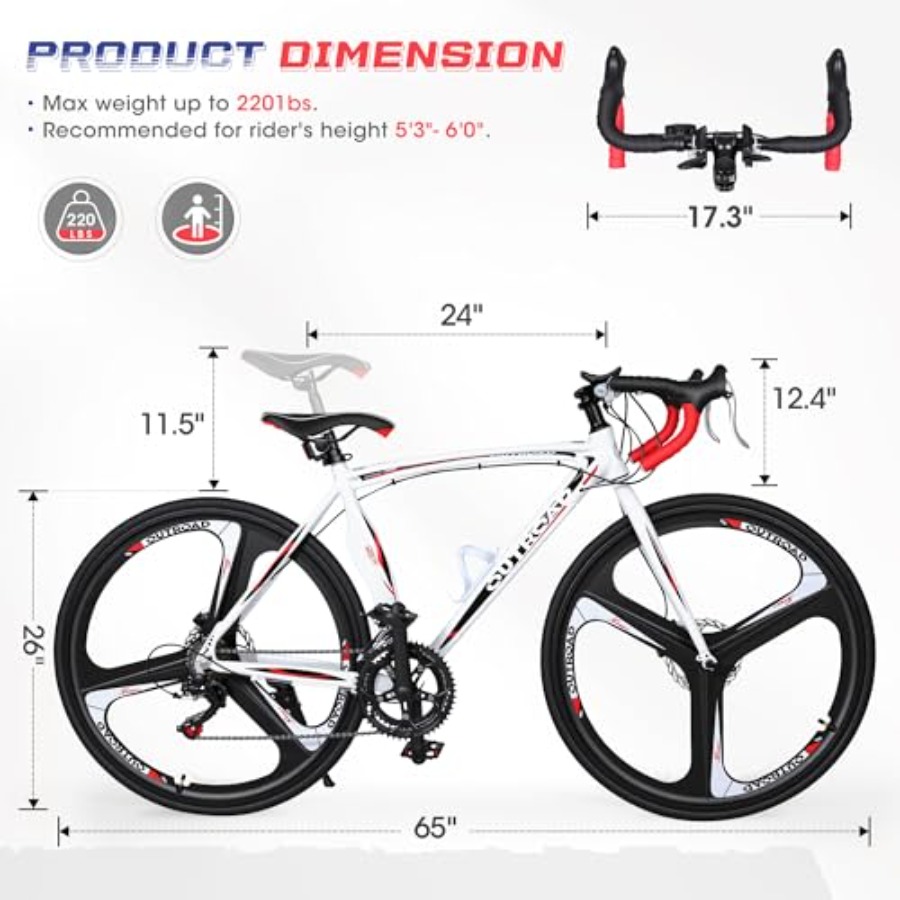 Road commuter bike for men and - Commuting With Bike review and price
