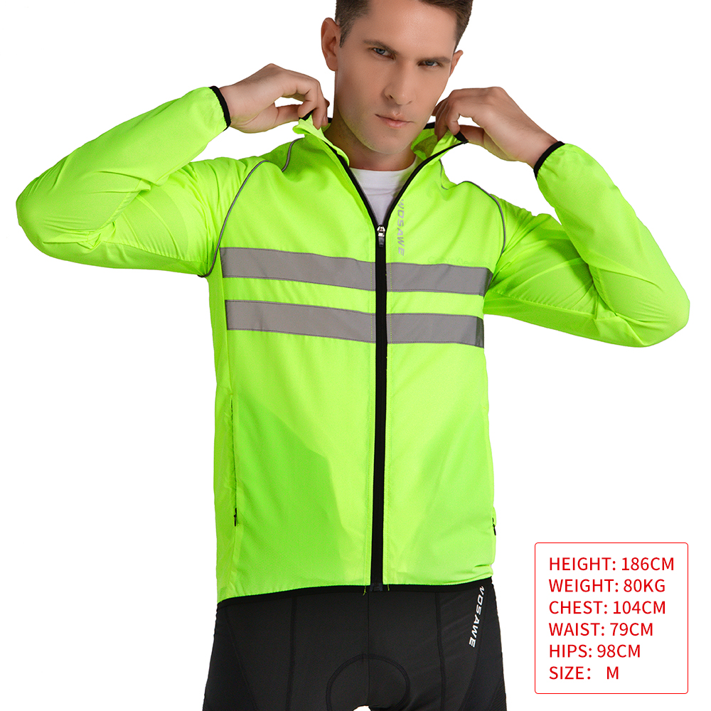 WOSAWE Men Cycling Windbreaker - Cycling Commuter Jacket review and price