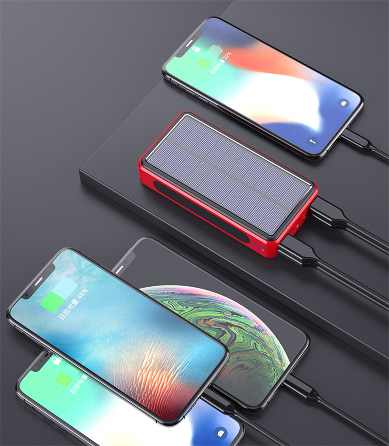 50000mAh Solar Power Bank Port - Usb Charger Dynamo review and price