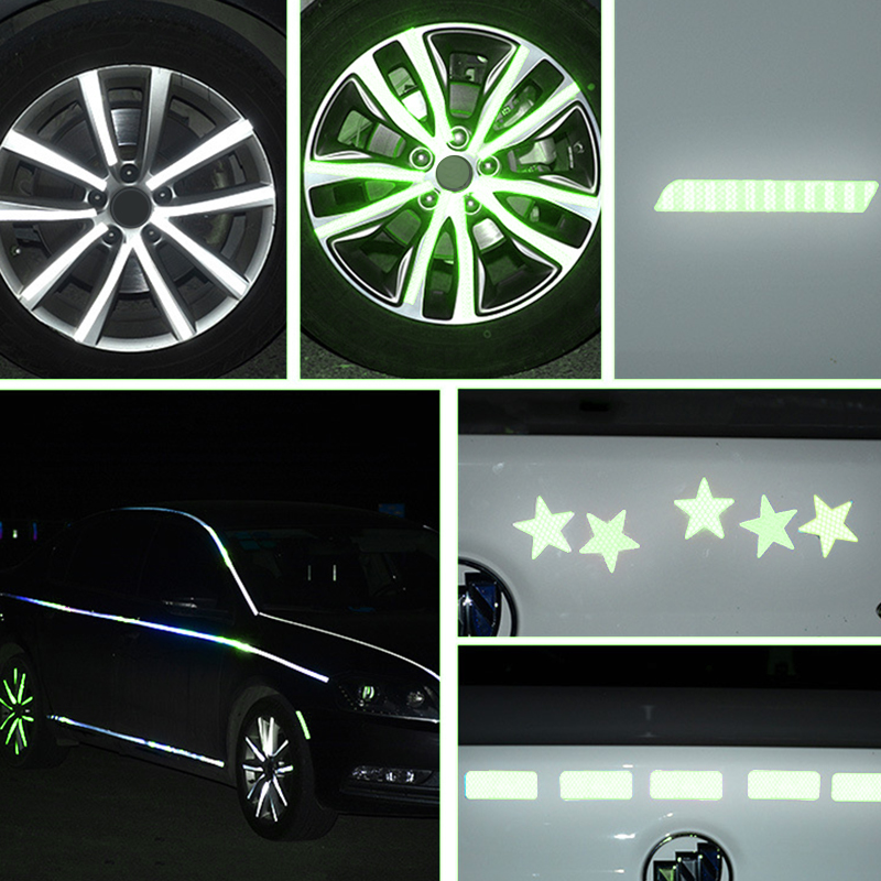 1 Set Car Tire Reflective Stic - Spoke Reflector Set review and price