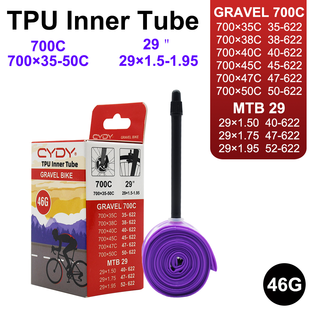 46g CYDY TPU gravel Bicycle In - Inner Tube 700C review and price