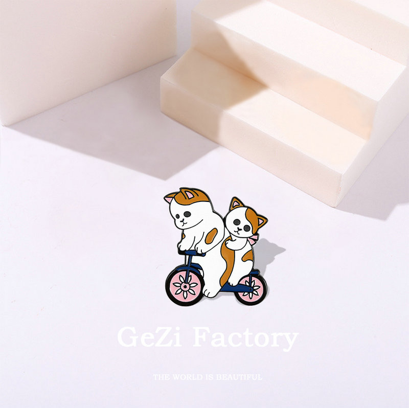 Funny Cats Enamel Pin Custom C - Cycling Commute Bag review and price