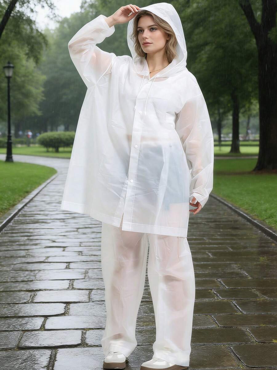 2pcs Unisex full-body rain sui - Cycling Commute Rain review and price