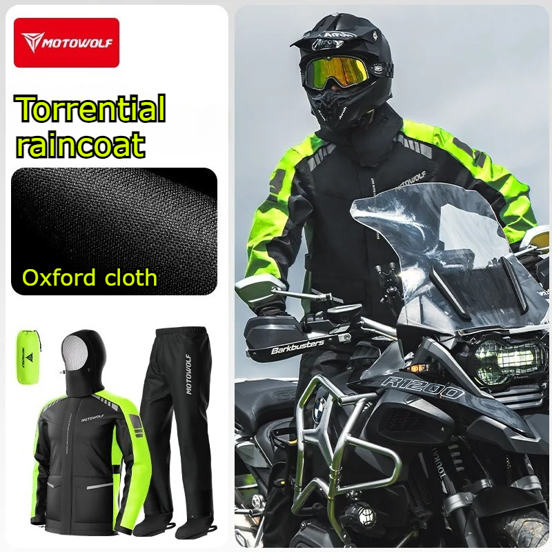 Motowolf Reflective Motorcycle - Cycling Commute Rain review and price
