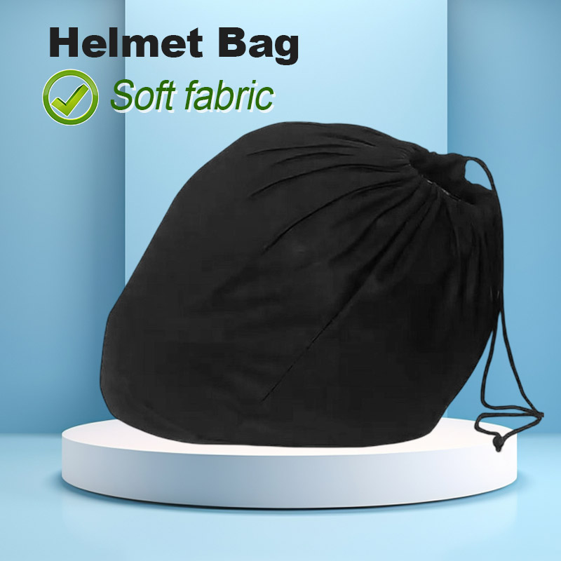 Soft Helmet Bag Plush Drawstri - Cycling Commute Bag review and price